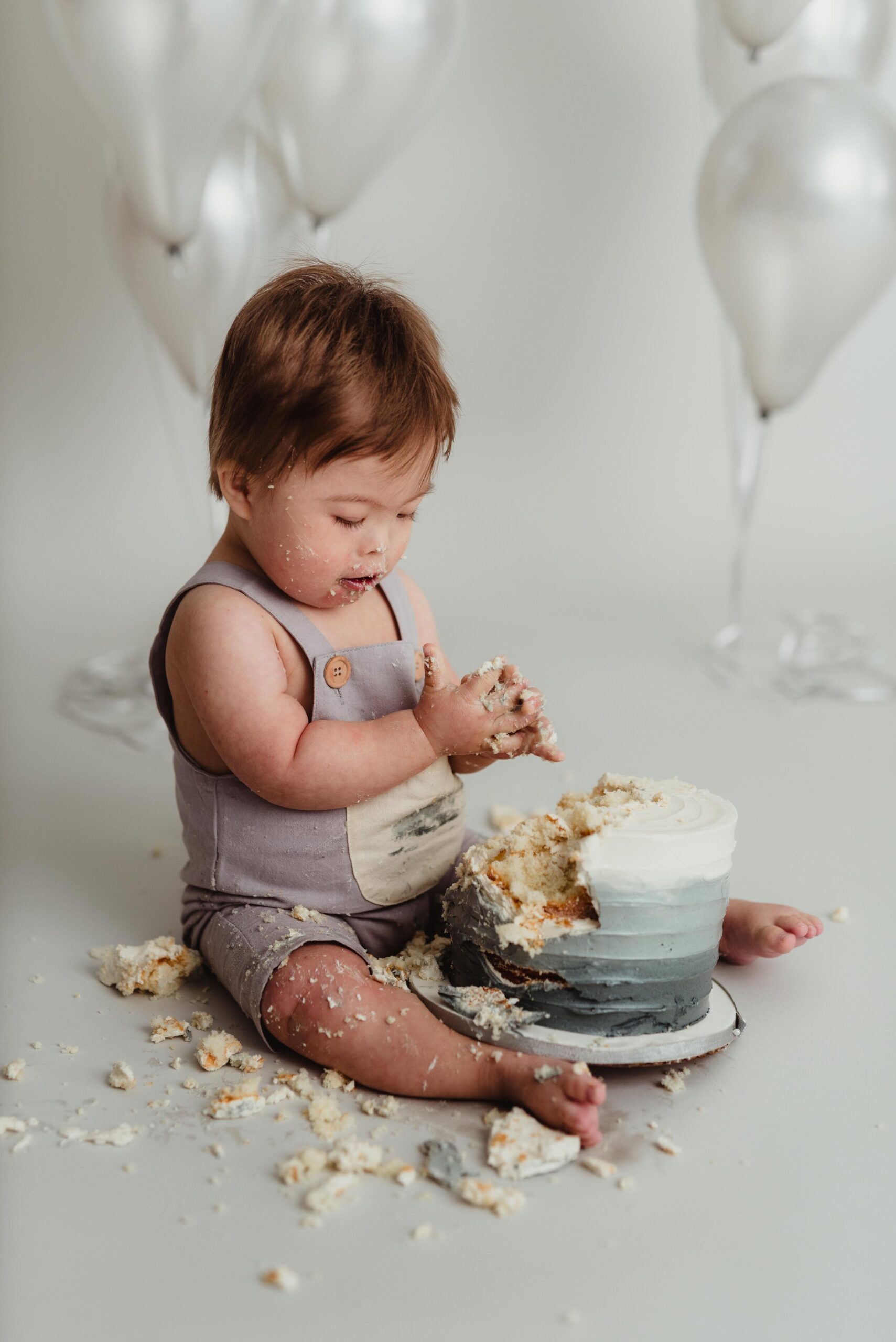 simple smash cake little boy 1st birthday 