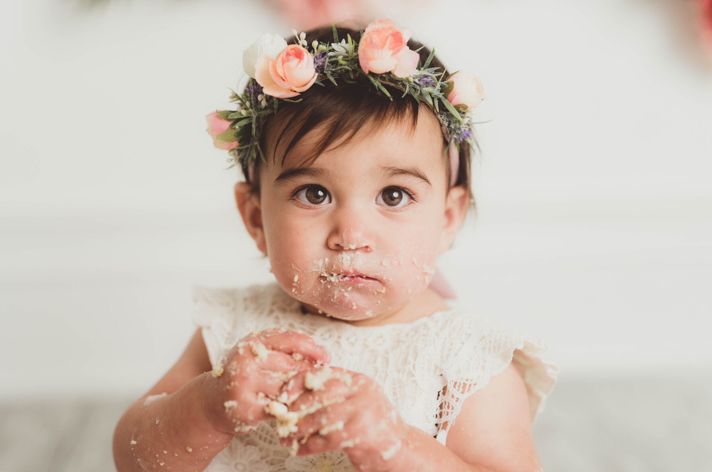 elegant first birthday cake smash ideas