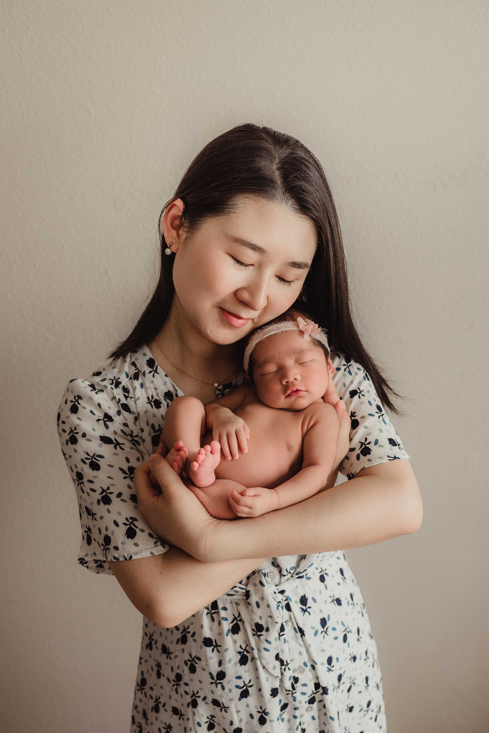 mother and newborn photo 
