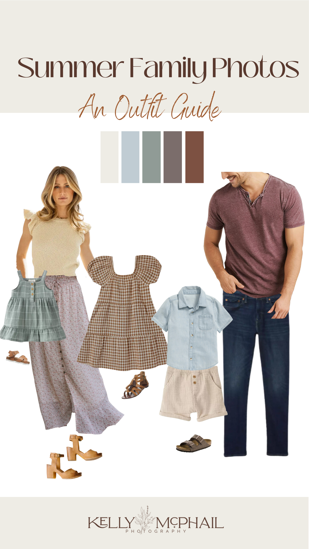 what to wear for family pictures this summer
