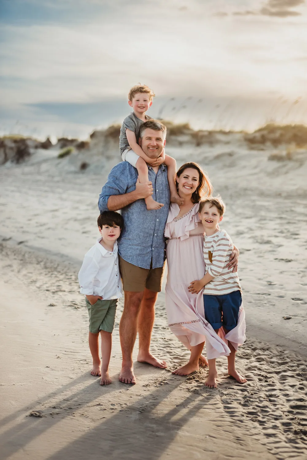 Summer Family Beach Photos at Ocean Isle – Etheridge Family - Kelly McPhail Photography - Kelly McPhail