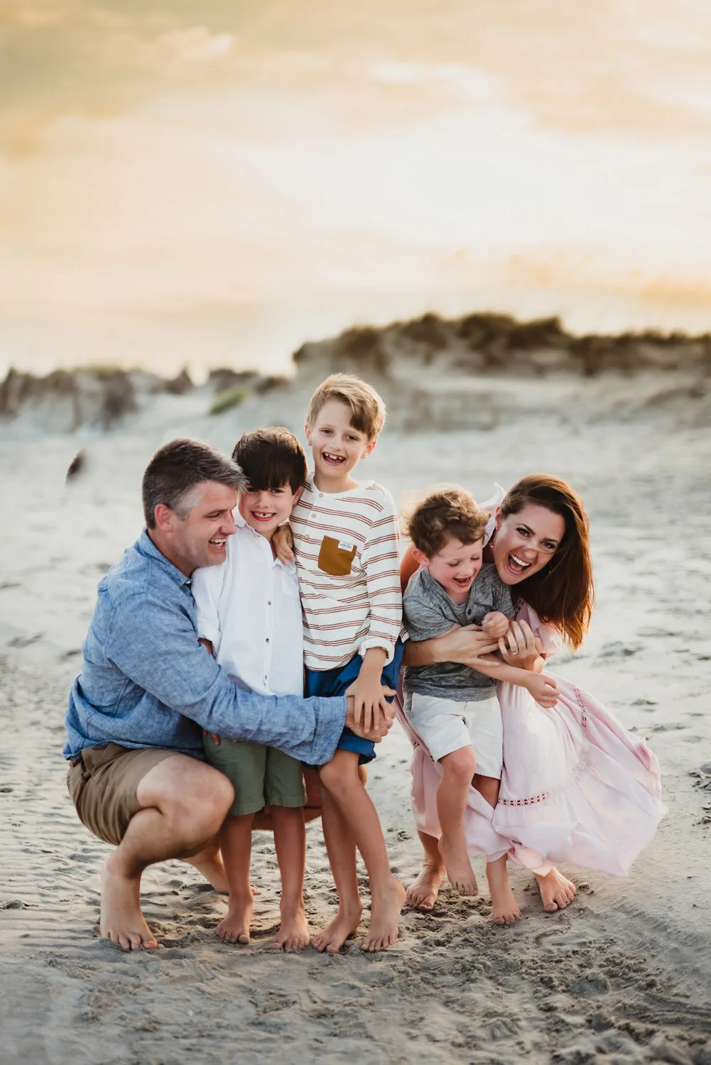 Summer Family Beach Photos at Ocean Isle – Etheridge Family - Kelly McPhail Photography - Kelly McPhail