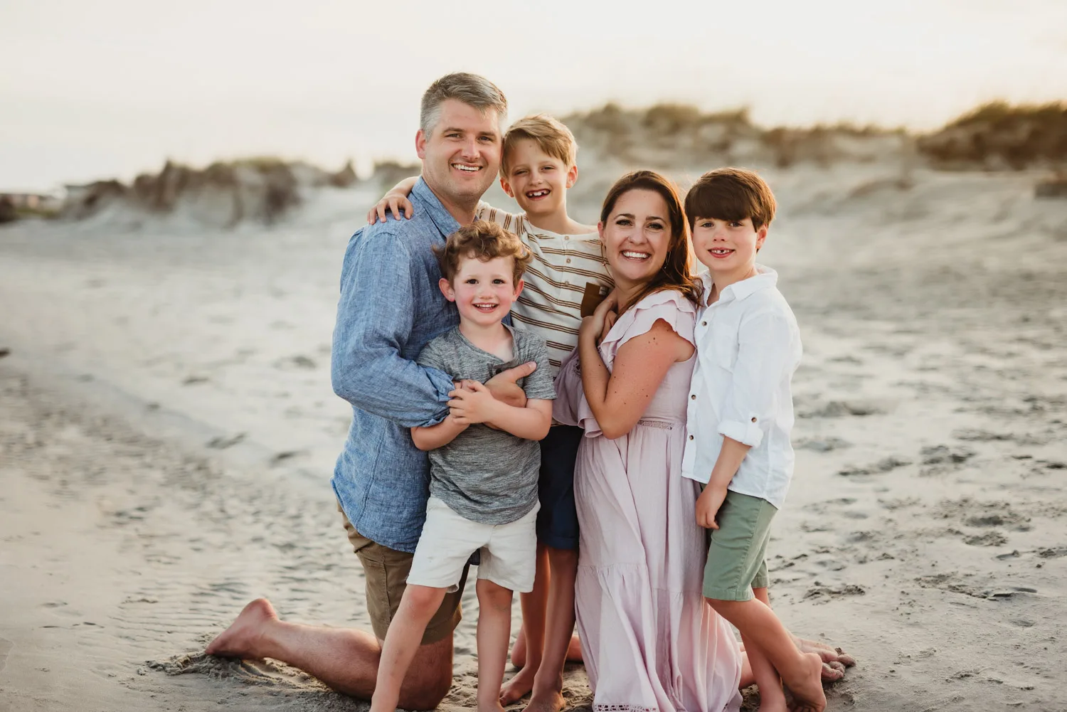 Summer Family Beach Photos at Ocean Isle – Etheridge Family - Kelly McPhail Photography - Kelly McPhail