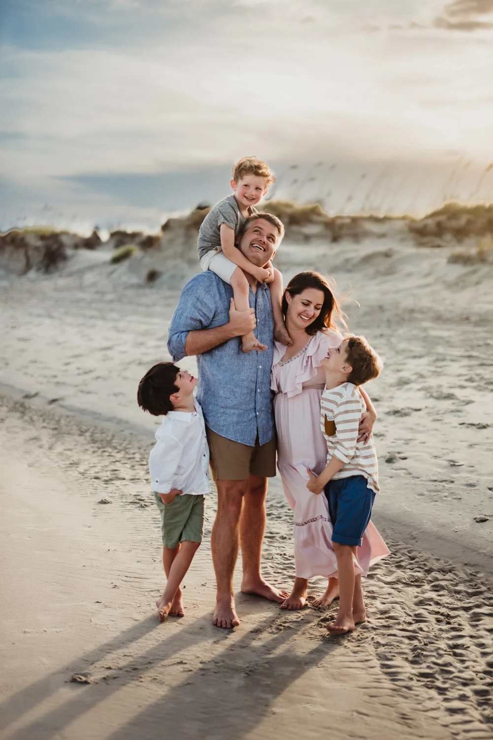 Summer Family Beach Photos at Ocean Isle – Etheridge Family - Kelly McPhail Photography - Kelly McPhail