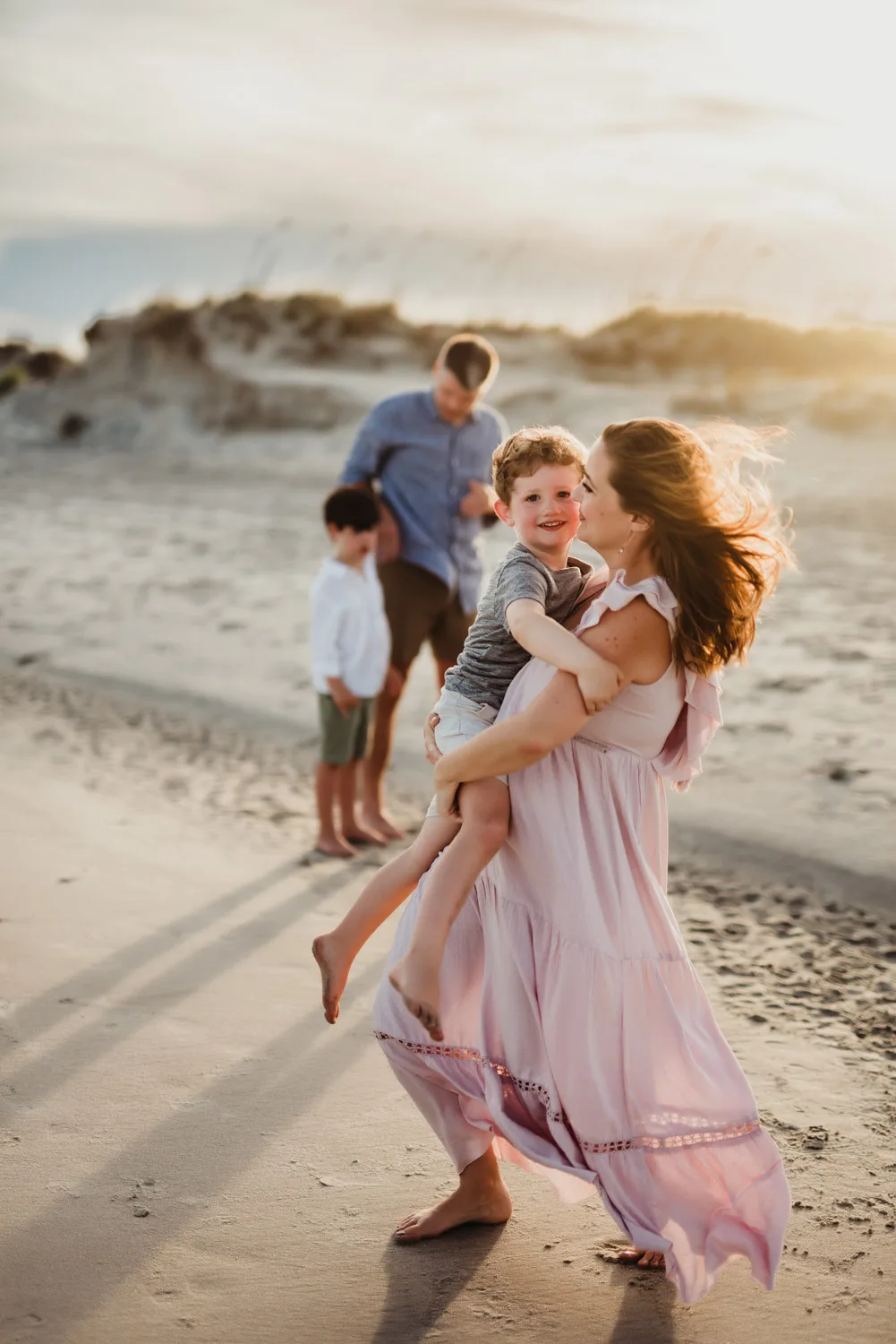 Summer Family Beach Photos at Ocean Isle – Etheridge Family - Kelly McPhail Photography - Kelly McPhail