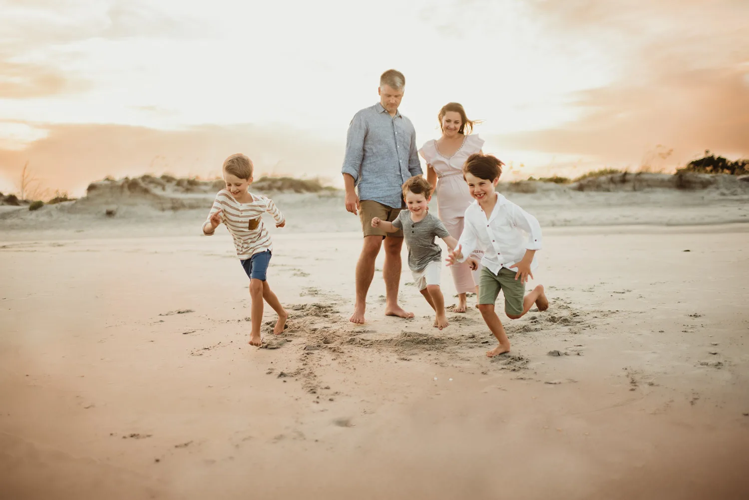 Summer Family Beach Photos at Ocean Isle – Etheridge Family - Kelly McPhail Photography - Kelly McPhail