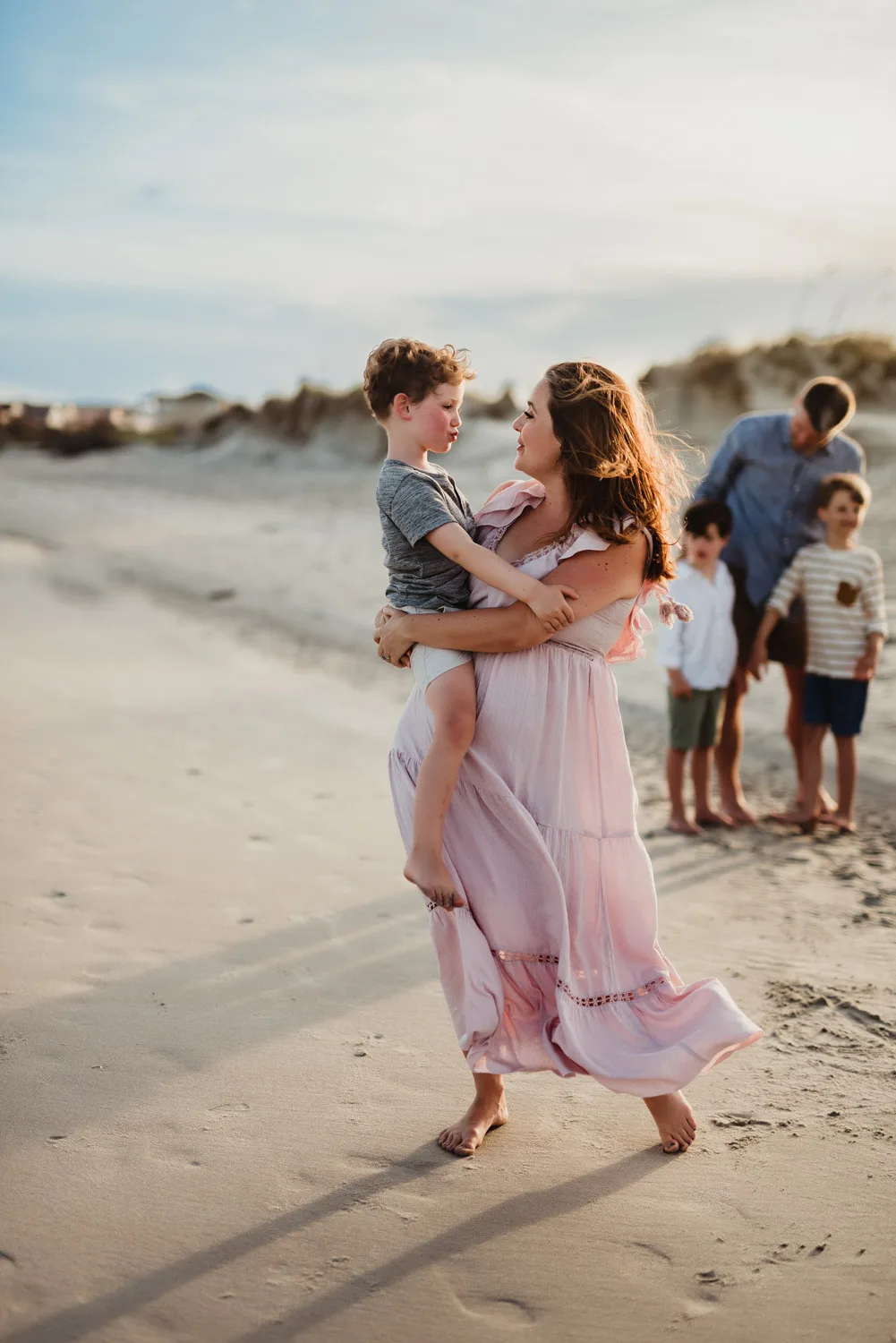 Summer Family Beach Photos at Ocean Isle – Etheridge Family - Kelly McPhail Photography - Kelly McPhail