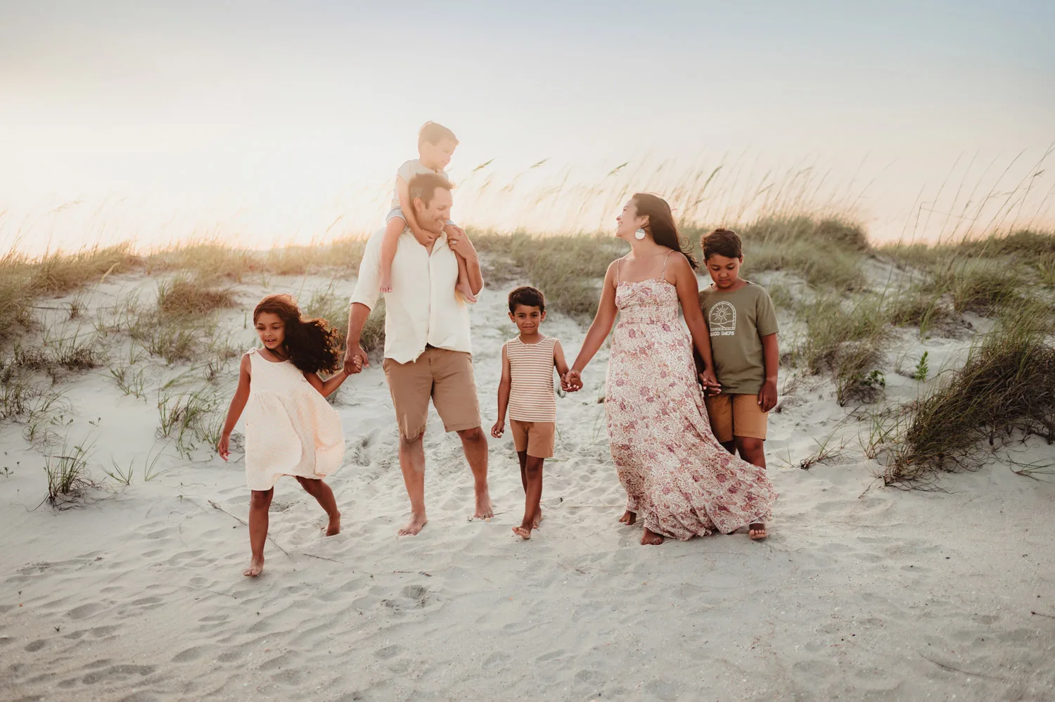 Family Photos at Holden Beach, NC - Kelly McPhail Photography