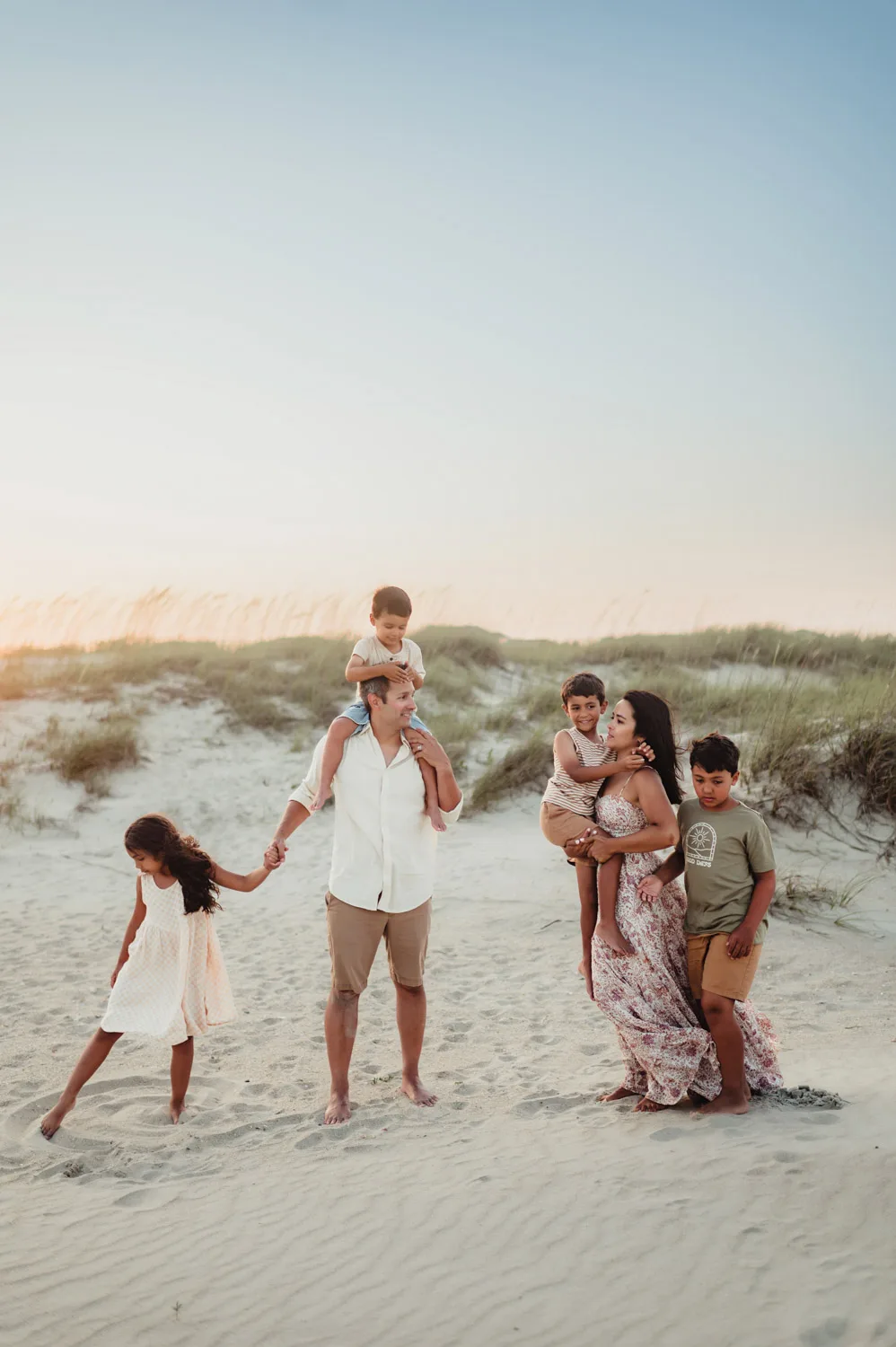 Family Photos at Holden Beach, NC - Kelly McPhail Photography