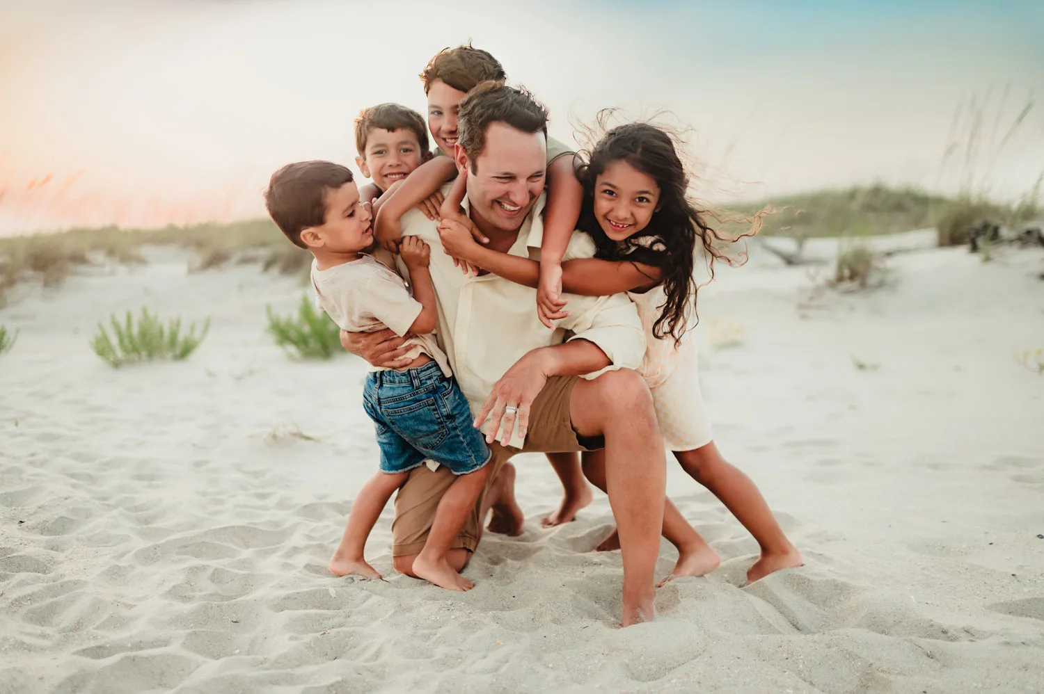 Family Photos at Holden Beach, NC - Kelly McPhail Photography