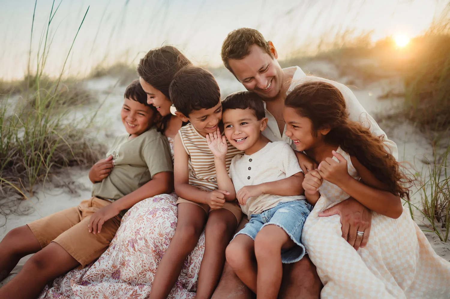 Family Photos at Holden Beach, NC - Kelly McPhail Photography