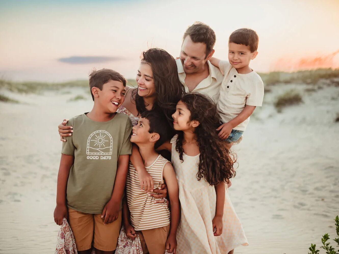 Family Photos at Holden Beach, NC - Kelly McPhail Photography