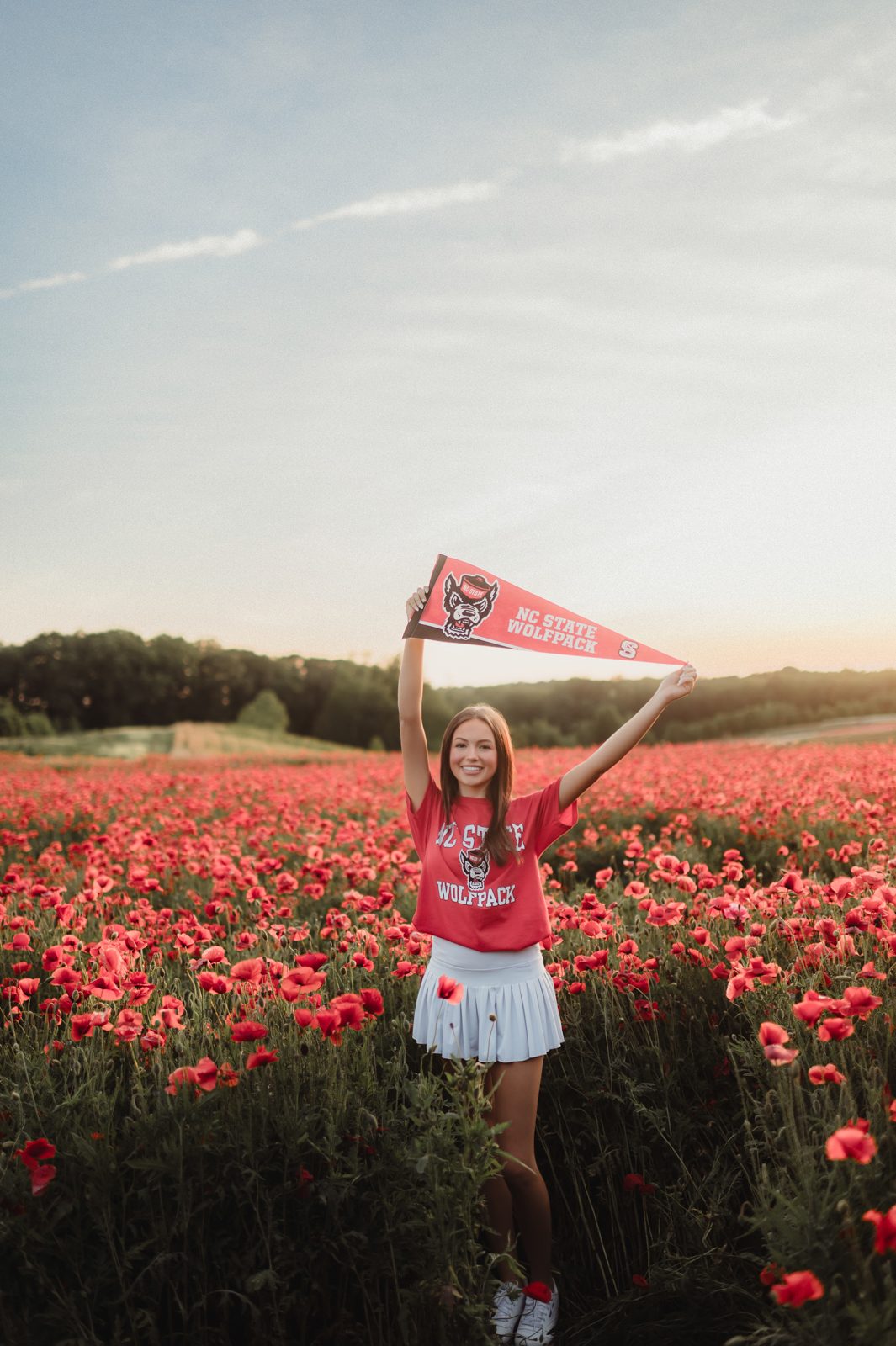 Wildflowers at Golden Hour: Genna’s Senior Session | Greensboro Senior Photographer-Greensboro Senior Photographer 🌼 A Wildflower Field at Golden Hour: Genna’s Senior Session | Greensboro Senior Photographer - Kelly McPhail Photography