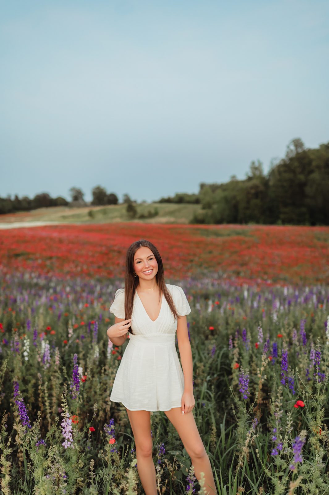 Wildflowers at Golden Hour: Genna’s Senior Session | Greensboro Senior Photographer-Greensboro Senior Photographer 🌼 A Wildflower Field at Golden Hour: Genna’s Senior Session | Greensboro Senior Photographer - Kelly McPhail Photography