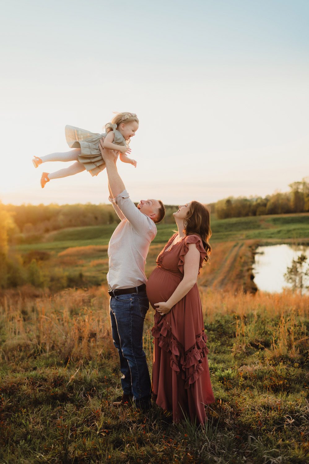 Expecting Baby #2: Golden Hour Maternity Photos in Greensboro-Greensboro maternity photos Expecting Baby #2: Golden Hour Maternity Photos in Greensboro - Kelly McPhail Photography