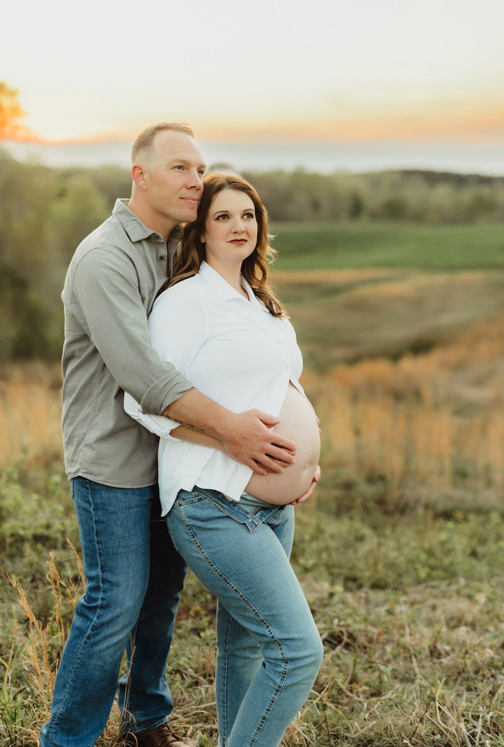 Expecting Baby #2: Golden Hour Maternity Photos in Greensboro-Greensboro maternity photos Expecting Baby #2: Golden Hour Maternity Photos in Greensboro - Kelly McPhail Photography