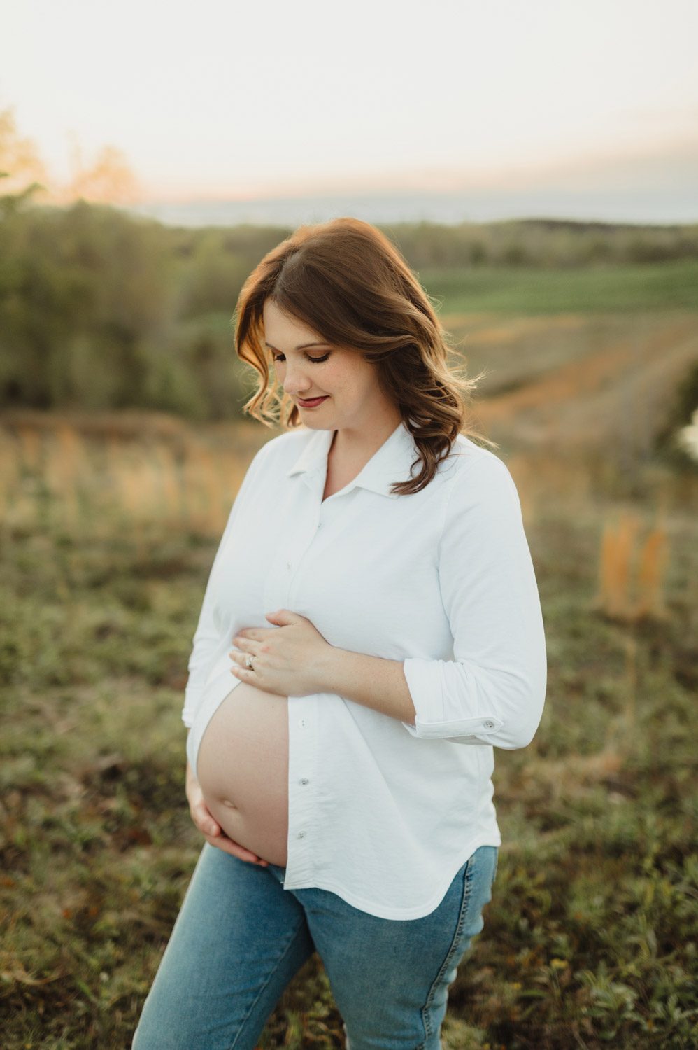 Expecting Baby #2: Golden Hour Maternity Photos in Greensboro-Greensboro maternity photos Expecting Baby #2: Golden Hour Maternity Photos in Greensboro - Kelly McPhail Photography