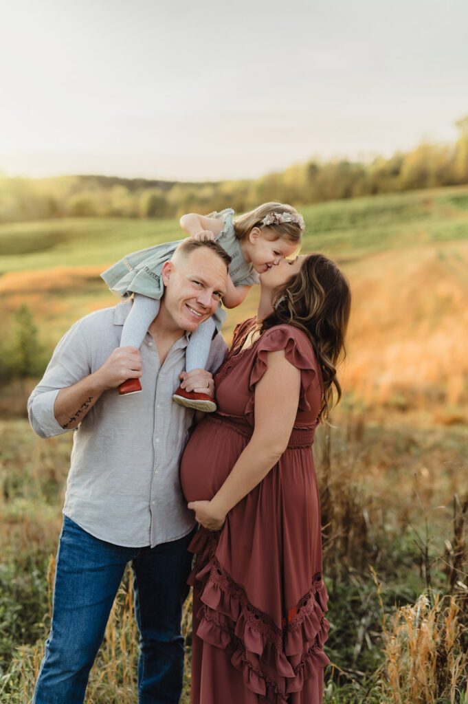 Expecting Baby #2: Golden Hour Maternity Photos in Greensboro - Kelly ...