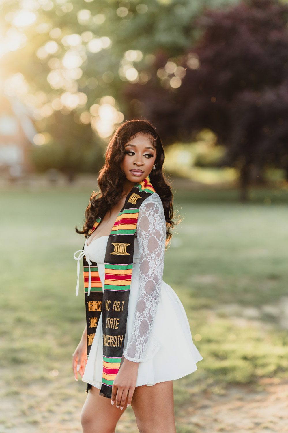 NC A&T Graduation Photos - Victoria’s Golden Hour Session-NC A&T graduation photos NC A&T Graduation Photos - Victoria’s Golden Hour Session - Kelly McPhail Photography