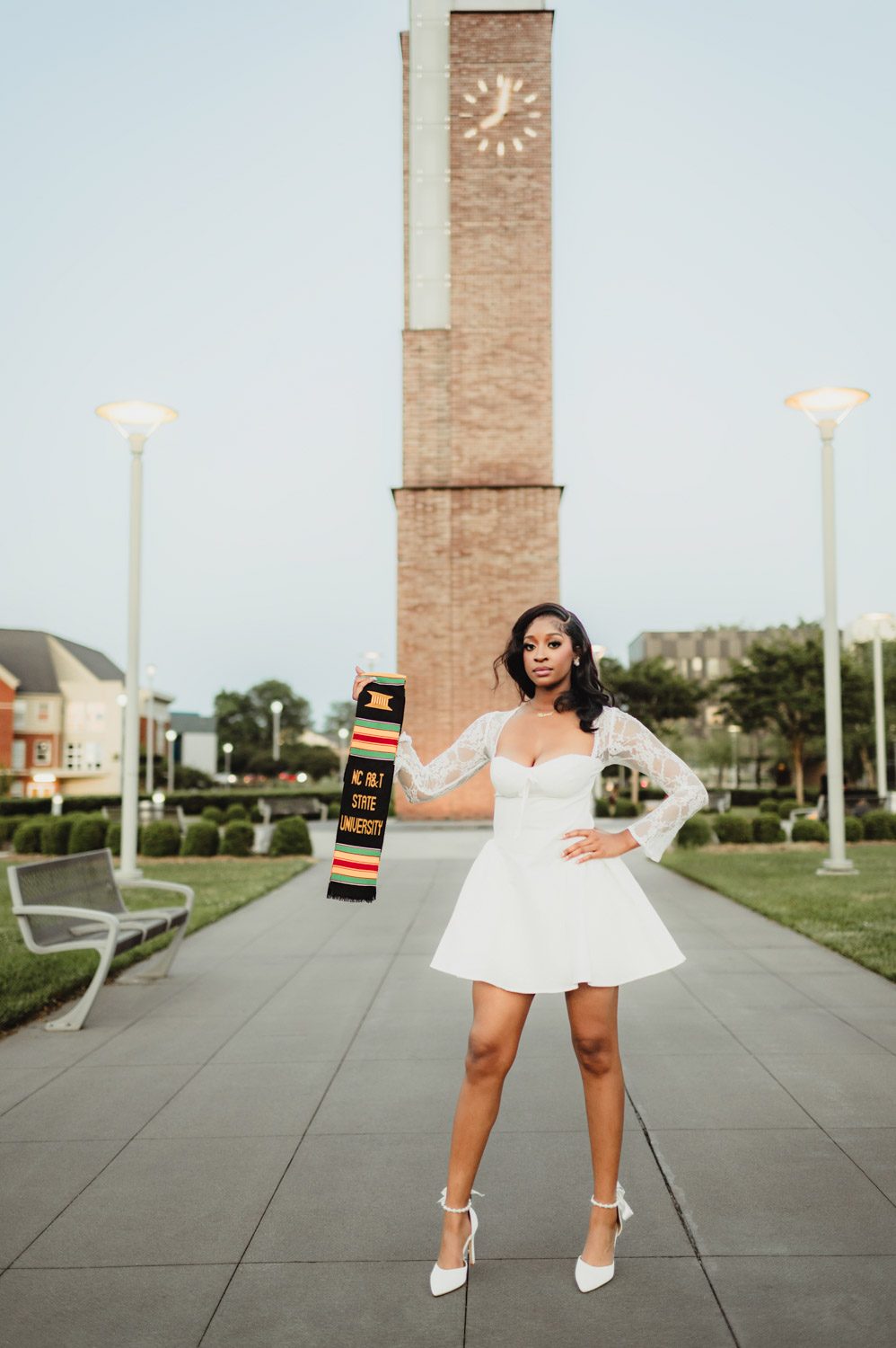 NC A&T Graduation Photos - Victoria’s Golden Hour Session-NC A&T graduation photos NC A&T Graduation Photos - Victoria’s Golden Hour Session - Kelly McPhail Photography