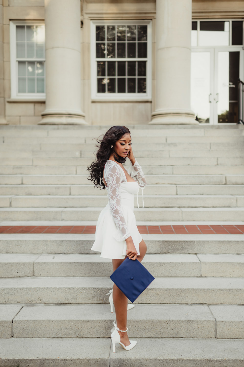 NC A&T Graduation Photos - Victoria’s Golden Hour Session-NC A&T graduation photos NC A&T Graduation Photos - Victoria’s Golden Hour Session - Kelly McPhail Photography