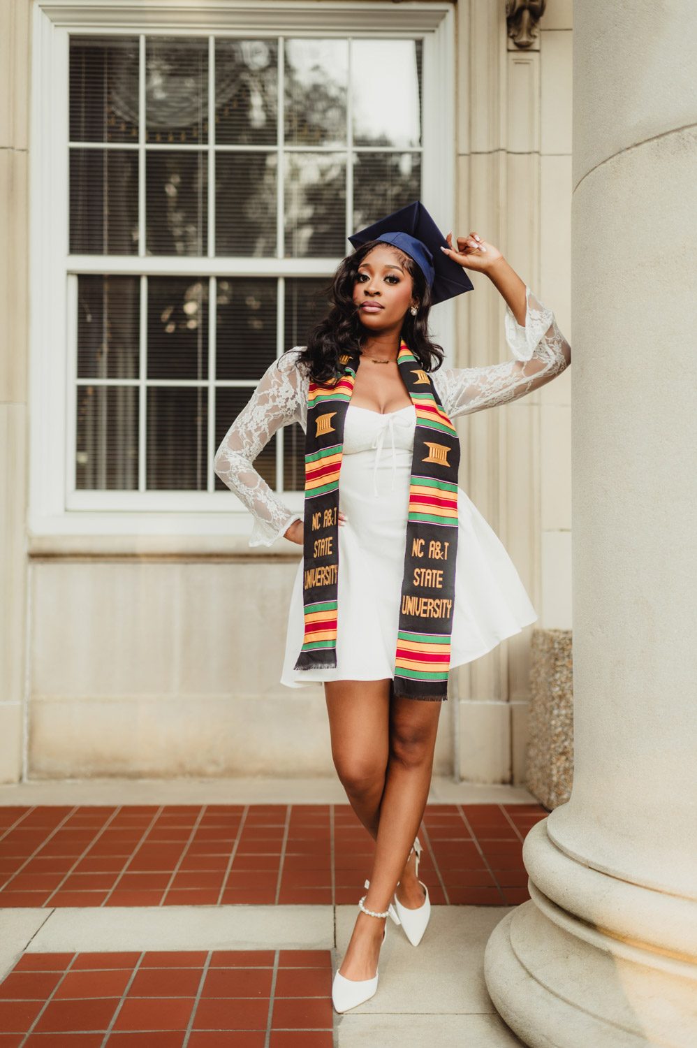 NC A&T Graduation Photos - Victoria’s Golden Hour Session-NC A&T graduation photos NC A&T Graduation Photos - Victoria’s Golden Hour Session - Kelly McPhail Photography
