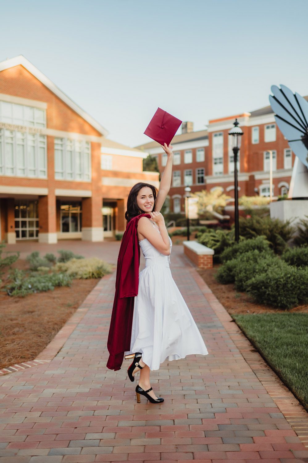 Graduation Photos at Elon University: Celebrating Amelia's Big Moment - Kelly McPhail Photography