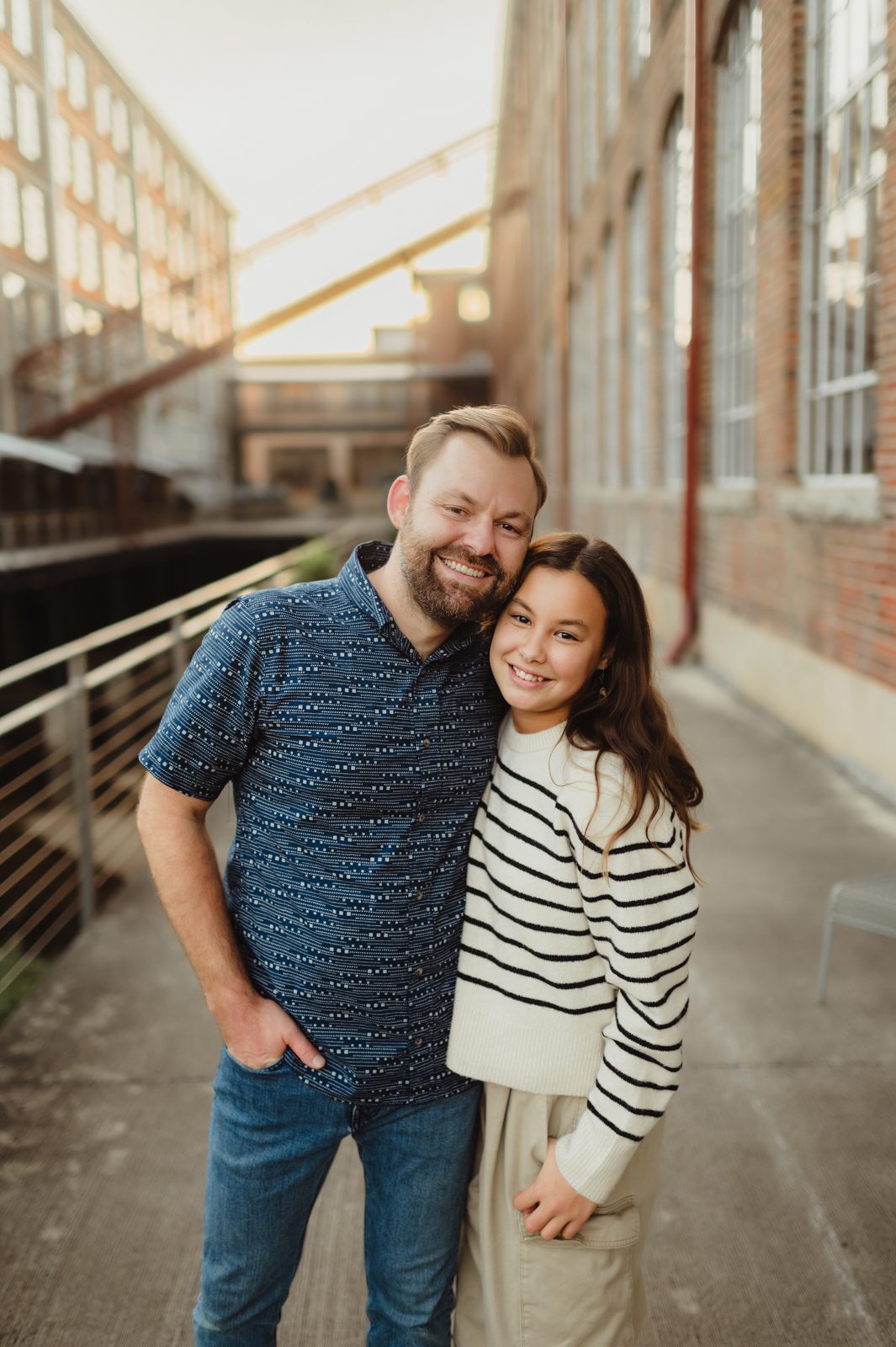 Urban Family Photos at Revolution Mill in Greensboro - Kelly McPhail Photography