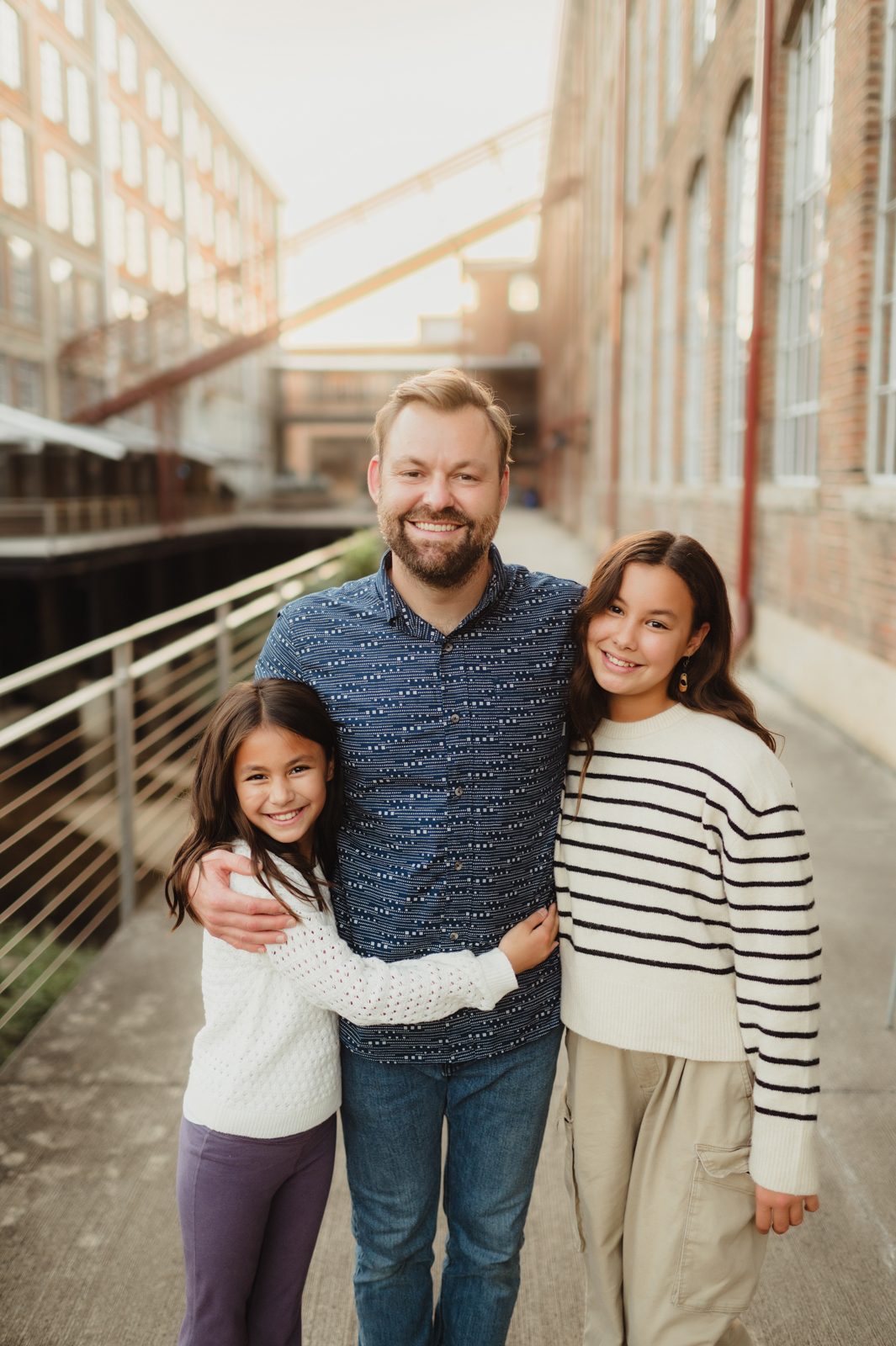 Urban Family Photos at Revolution Mill in Greensboro - Kelly McPhail Photography