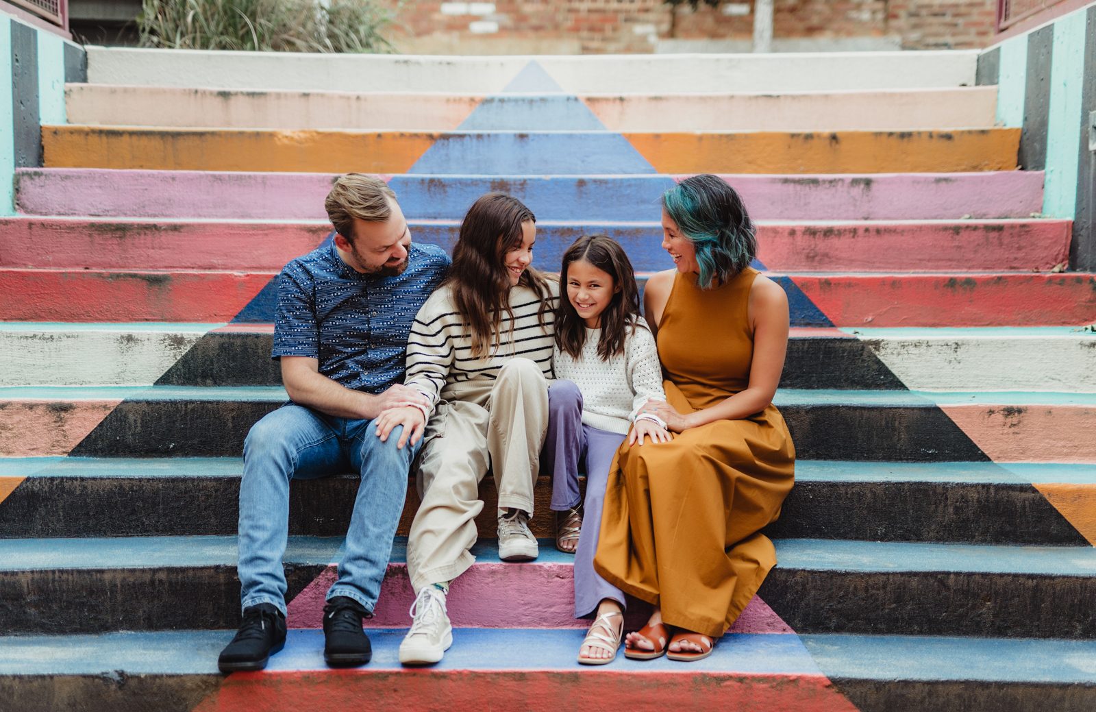 Urban Family Photos at Revolution Mill in Greensboro - Kelly McPhail Photography