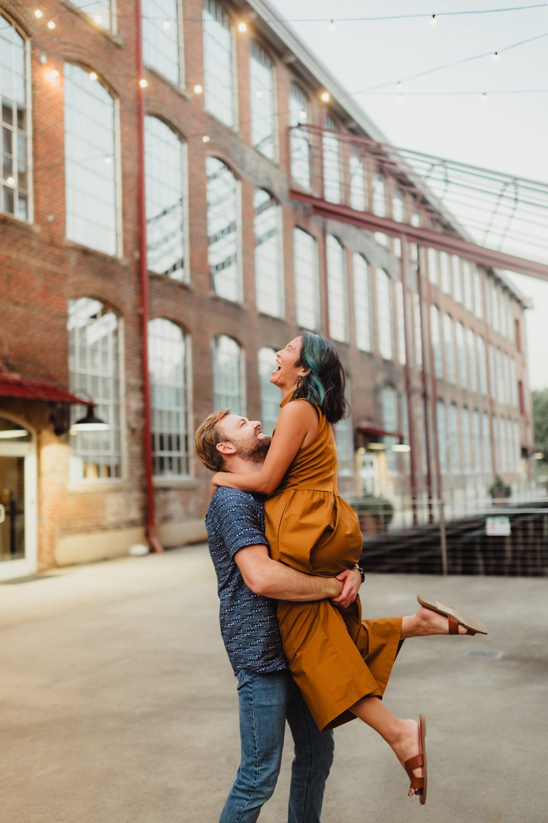 Urban Family Photos at Revolution Mill in Greensboro - Kelly McPhail Photography