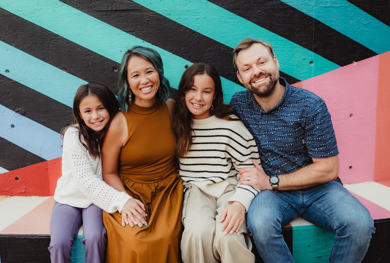 Urban Family Photos at Revolution Mill in Greensboro - Kelly McPhail Photography