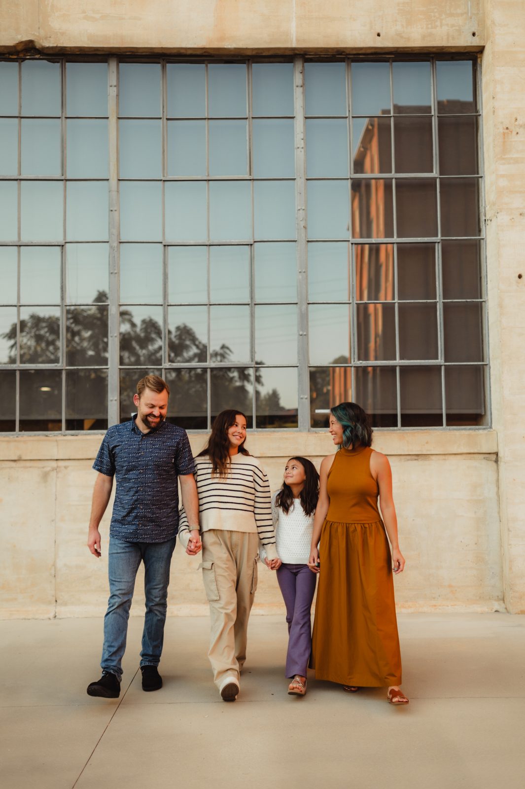 Urban Family Photos at Revolution Mill in Greensboro - Kelly McPhail Photography