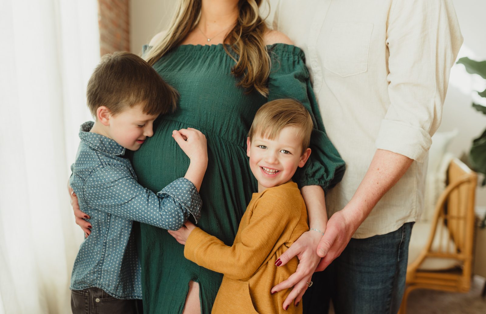 Greensboro Maternity Photographer — Big Brothers & Baby on the Way - Kelly McPhail Photography