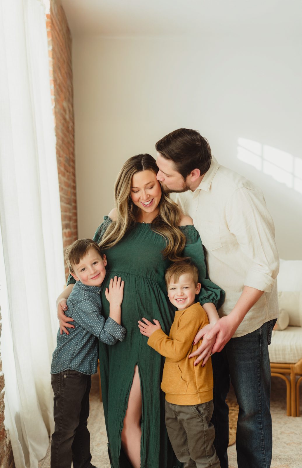Greensboro Maternity Photographer | Big Brothers & Baby on the Way - Kelly McPhail Photography