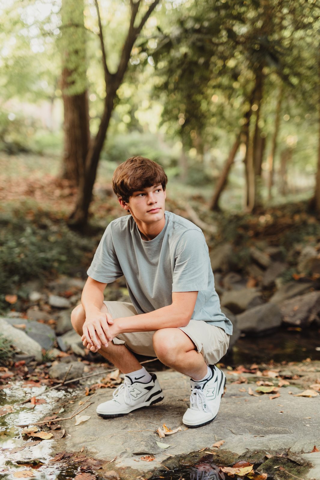 Riley | Greensboro Senior Photos at Revolution Mill - Kelly McPhail Photography