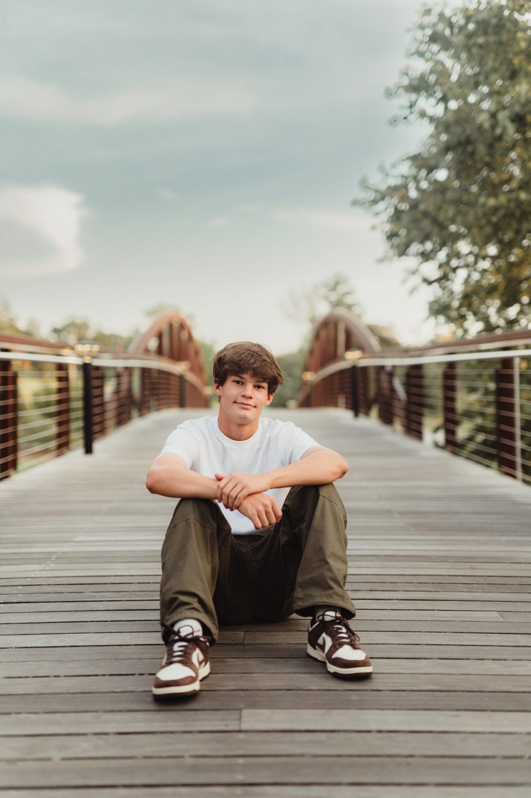 Riley | Greensboro Senior Photos at Revolution Mill - Kelly McPhail Photography