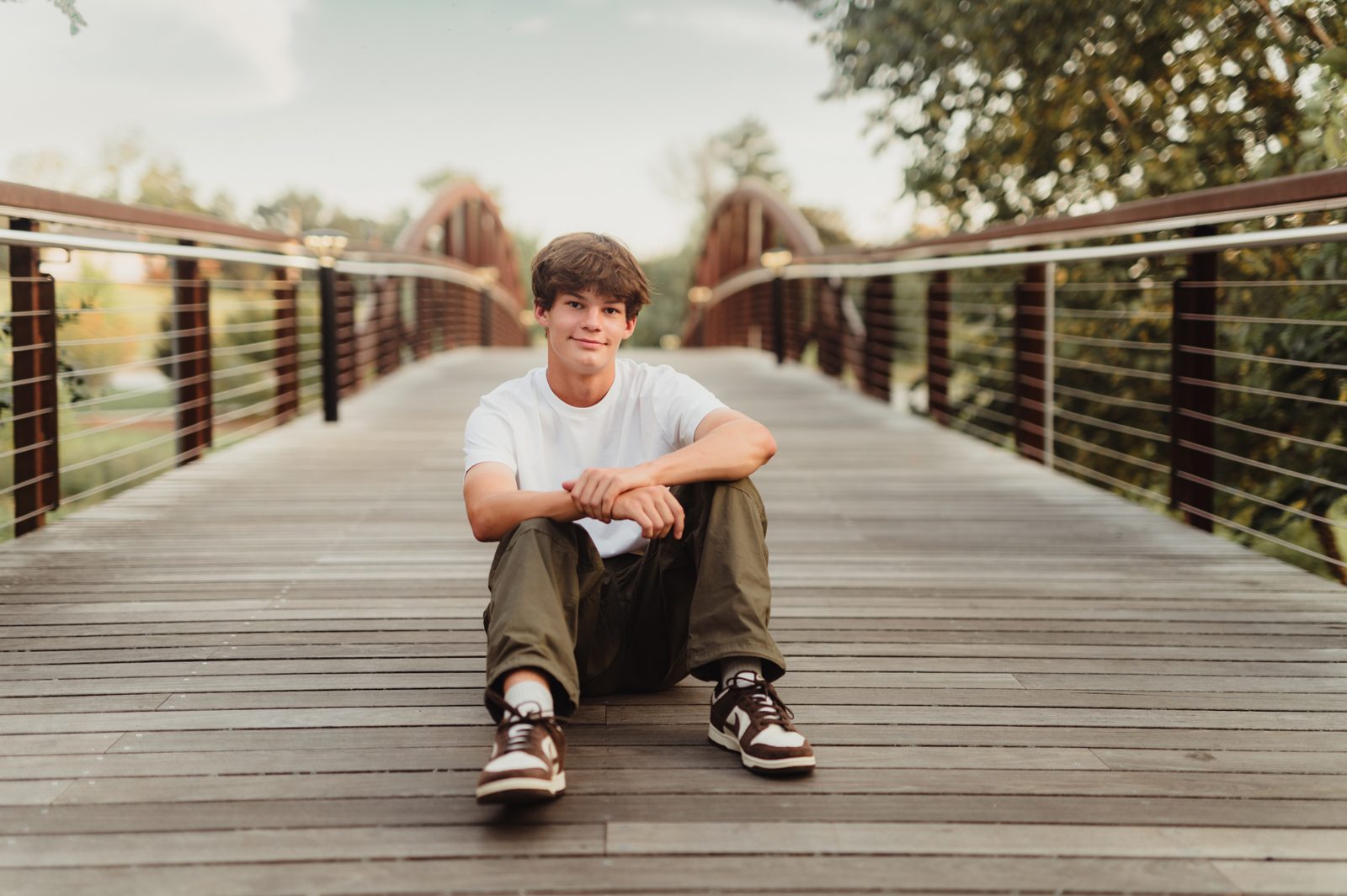 Riley | Greensboro Senior Photos at Revolution Mill - Kelly McPhail Photography