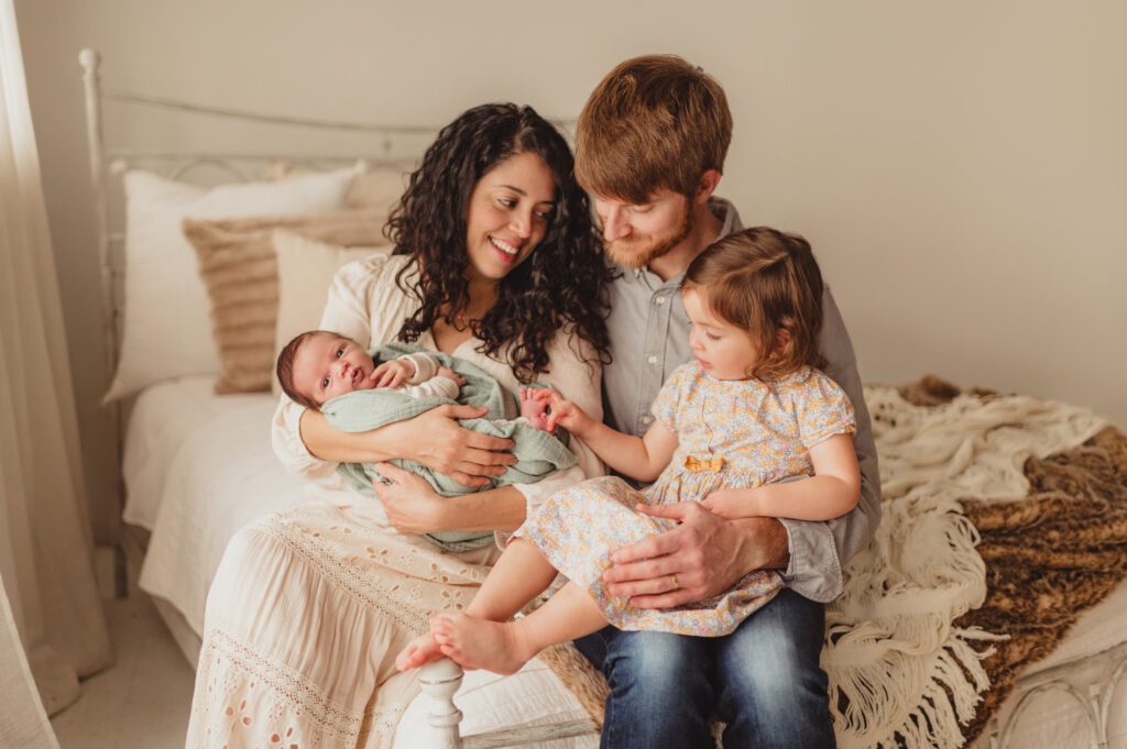 What to Wear for Your Greensboro Newborn Session (And Why You Might Not Need to Shop at All) - Kelly McPhail Photography