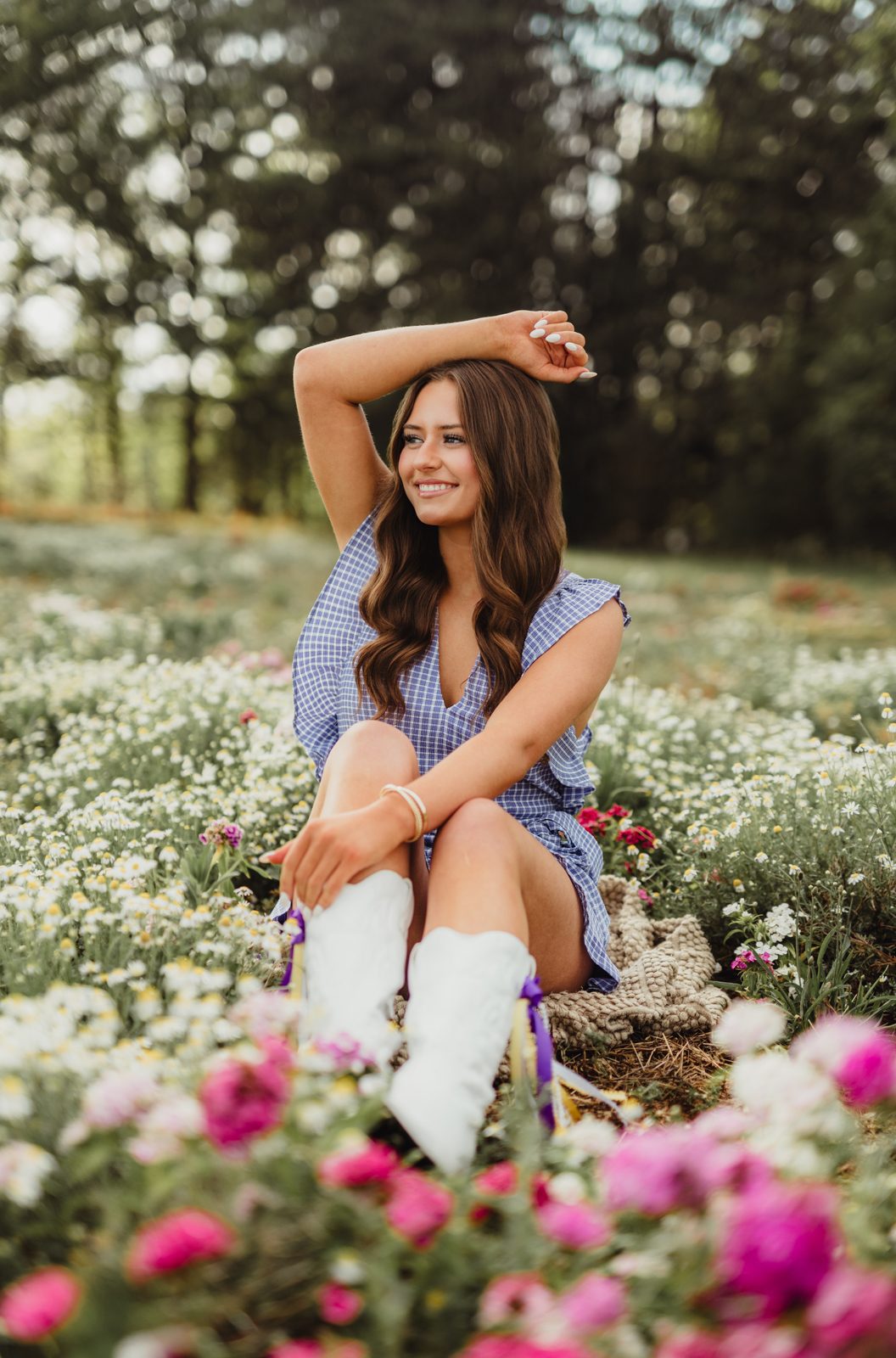 Gabi's Senior Photos | Wildflower Fields, Winston-Salem + What to Wear for Your Senior Session - Kelly McPhail Photography