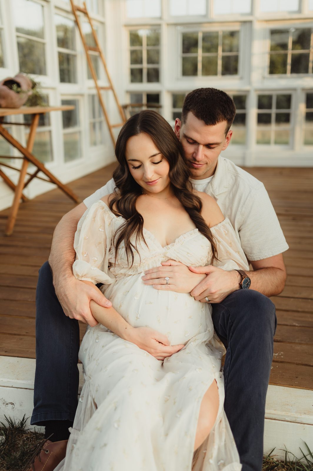 Maternity Photos at The Lone Farm | A Greenhouse Session in Tobaccoville, NC - Kelly McPhail Photography