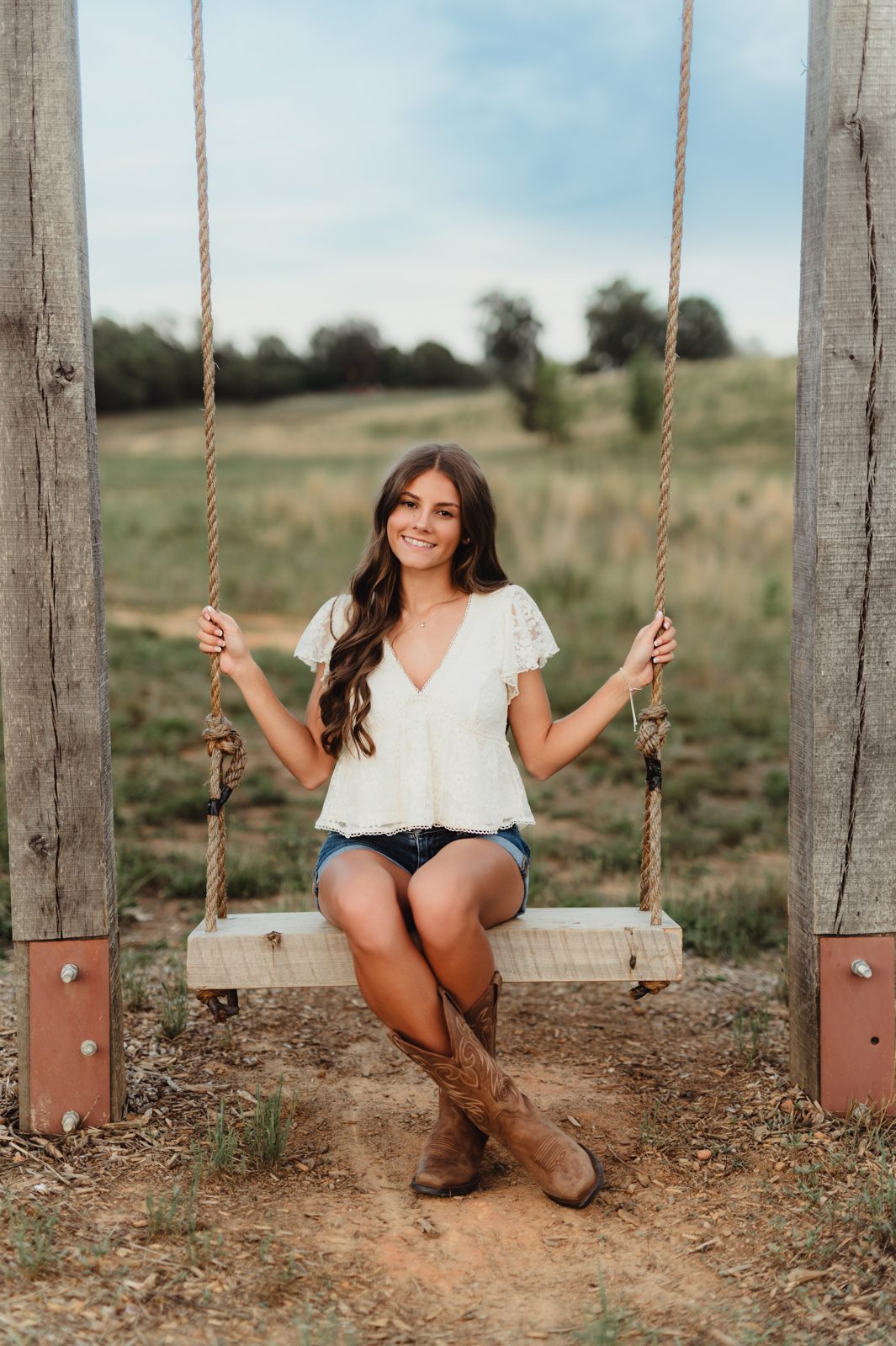 Cowboy Boots and Golden Hour: A Greensboro Senior Session - Kelly McPhail Photography