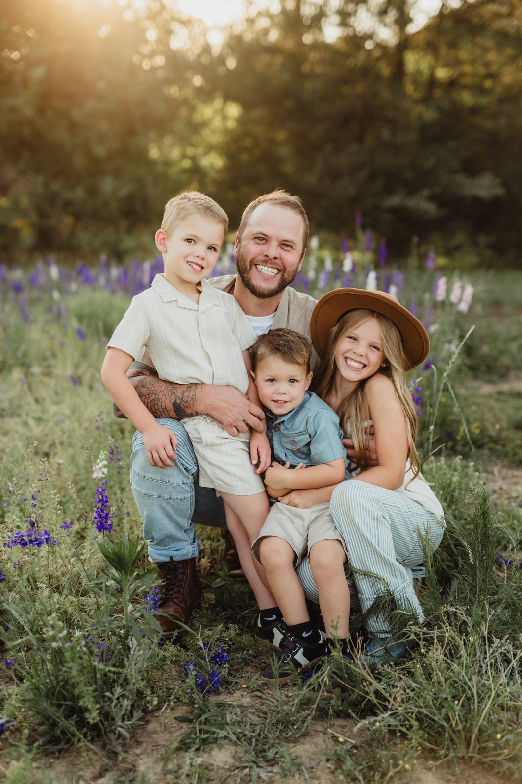 Worth the Drive: A Wake County Wildflower Session with the McInnes Family Worth the Drive: A Wake County Wildflower Session with the McInnes Family - Kelly McPhail Photography